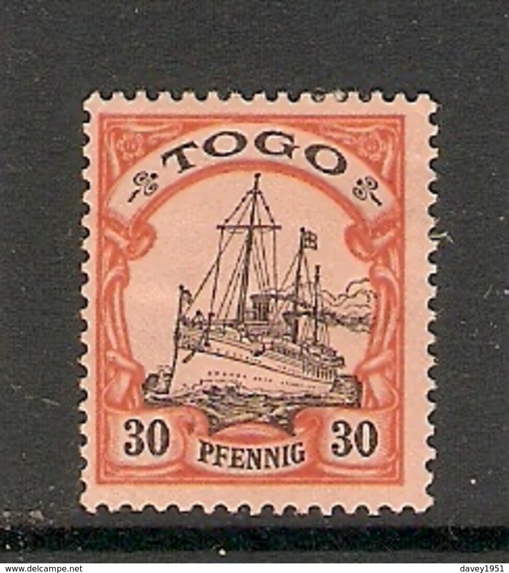 006680 German Togo 1900 30pf MH - Togo