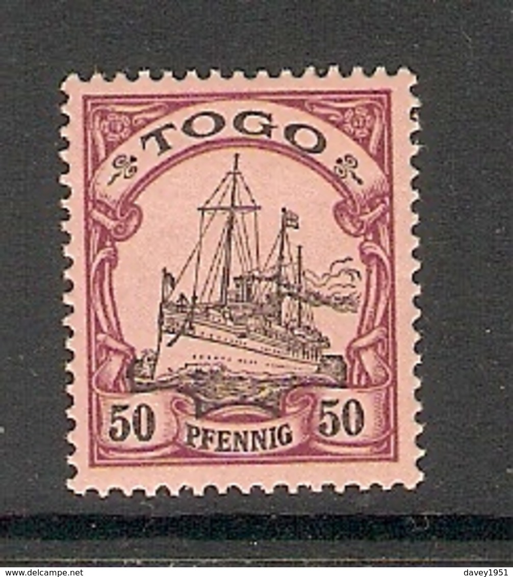 006682 German Togo 1900 50pf MH - Togo