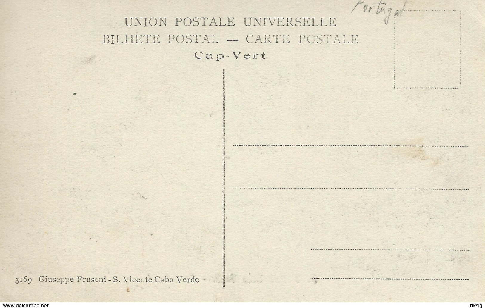 Cape Verde. S. Vicente Cabo Verde - Vista Geral.  S-3430 - Cape Verde