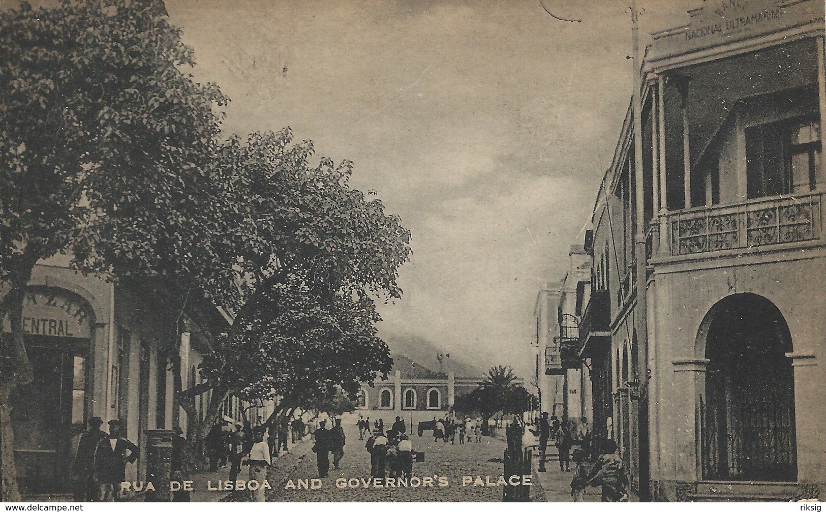 Cape Verde. Rua De Lisboa And Govenor`s Palace.    S-2703 - Cape Verde