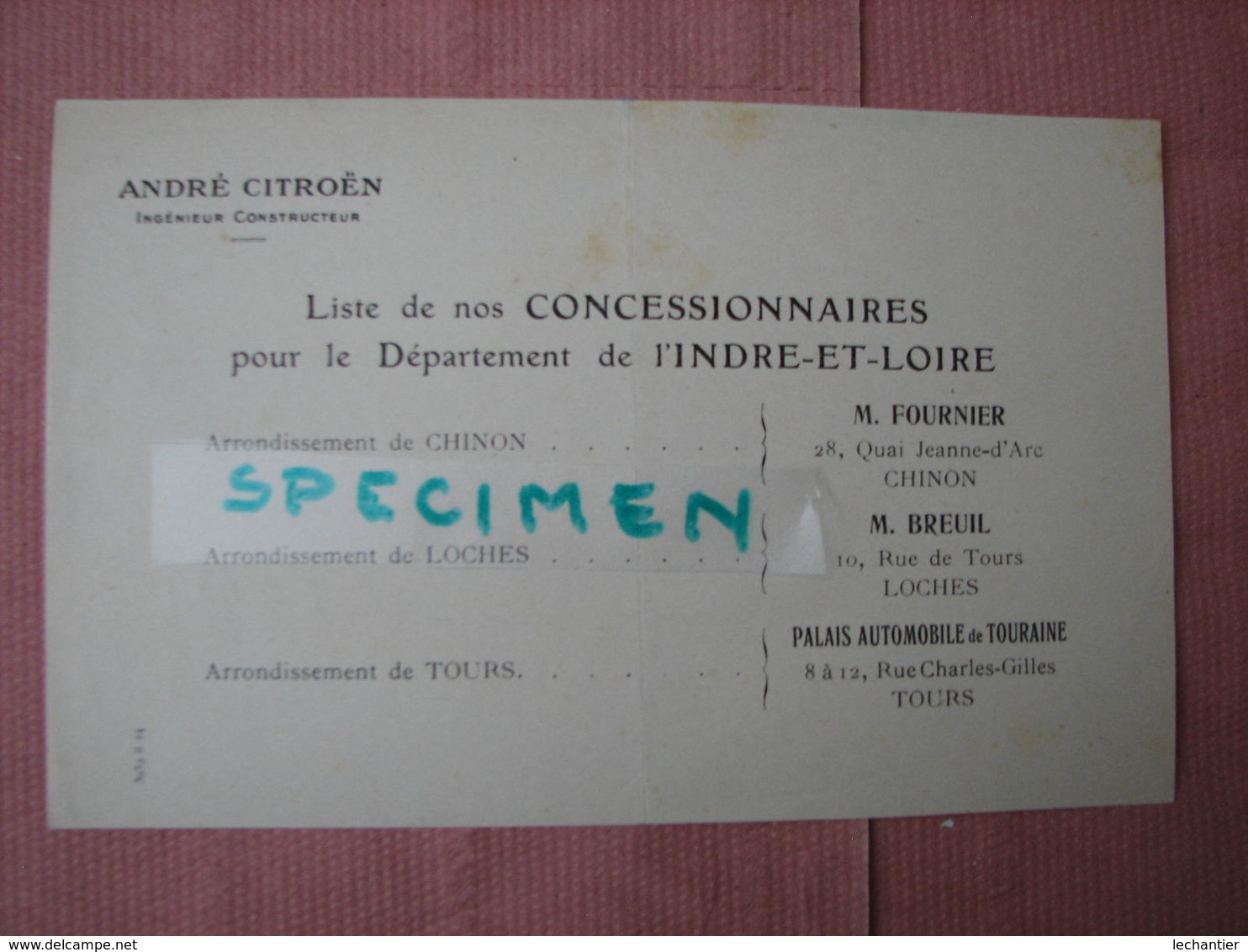 Accessoires Auto catalogue Phares, dynamos, generateur, indicateurs de vitesse etc 1924