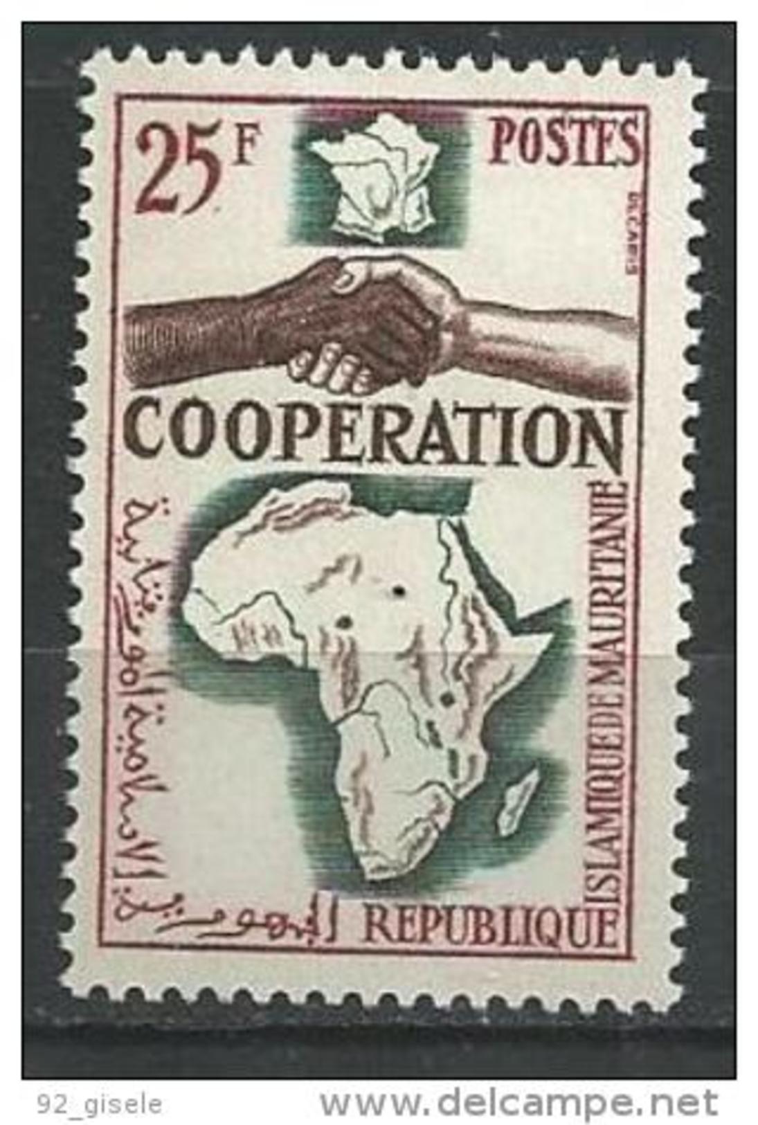 Mauritanie YT 183 " Coopération " 1964 Neuf** - Mauritanië (1960-...)