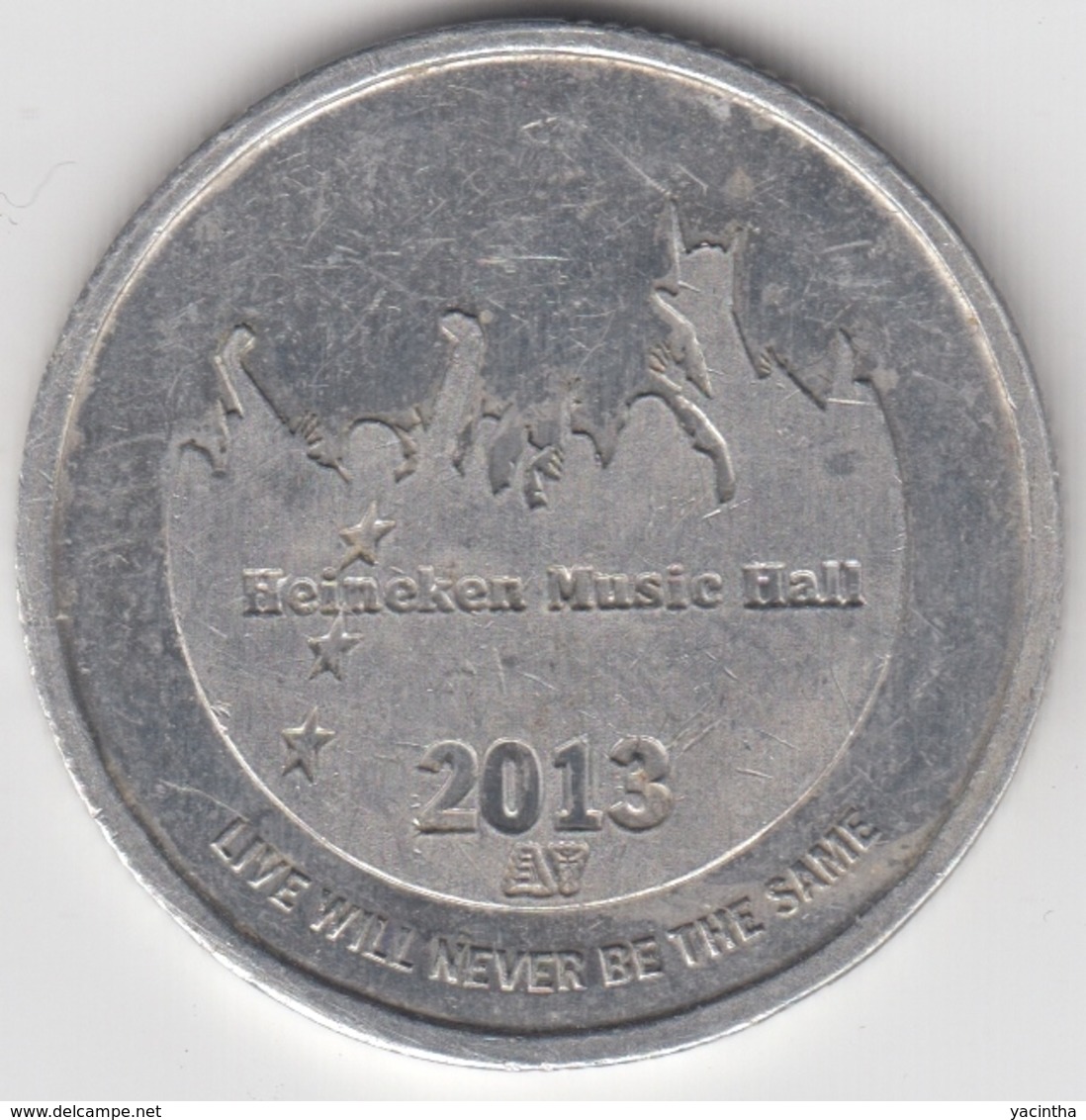 Heineken Music Hall Munt Jaar 2013      (4764) - Trolley Token/Shopping Trolley Chip