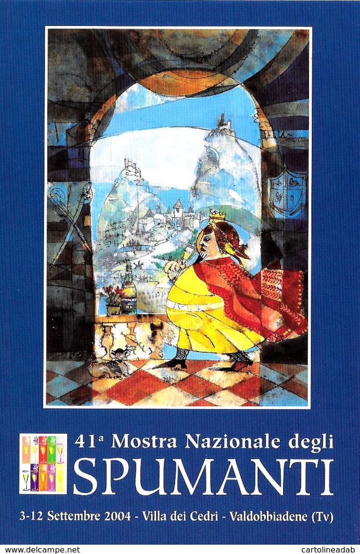 [MD2406] CPM - VALDOBBIADENE - 41° MOSTRA NAZIONALE DEGLI SPUMANTI - VILLA DEI CEDRI - Non Viaggiata - Treviso