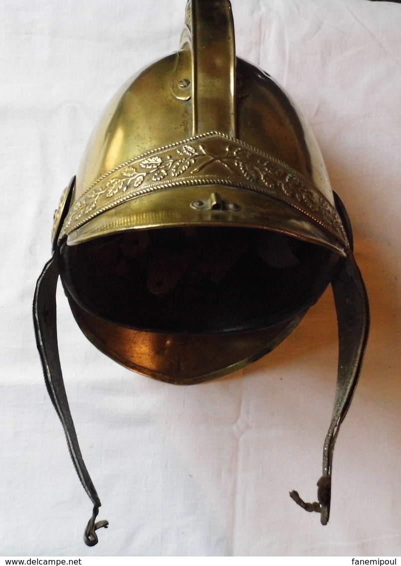 CASQUE DE POMPIERS AVANT 1900 COMPLET