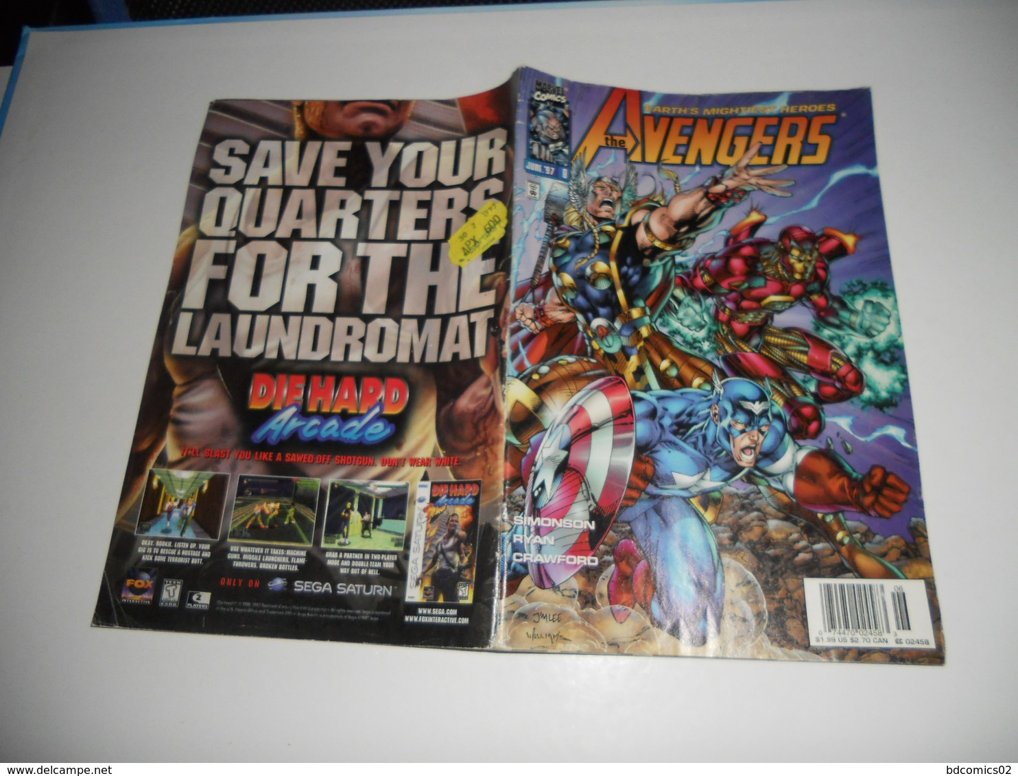 The Avengers N°8 DE 1997 SIMONSON RYAN EN V O - Marvel