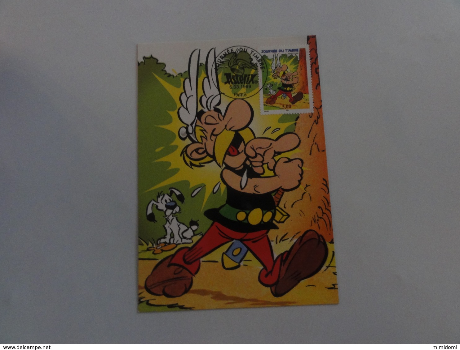 Uderzo -cp 10 Jour + Rare EMA 1999 Illustré Astérix Au Dos - Other & Unclassified