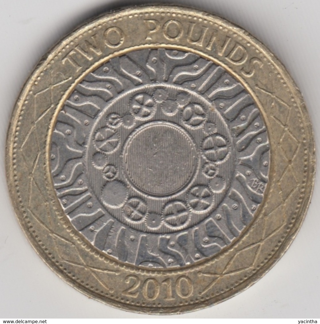 @Y@   Groot Britannië   2 Pound 2010  (4762)) - 1 Pound