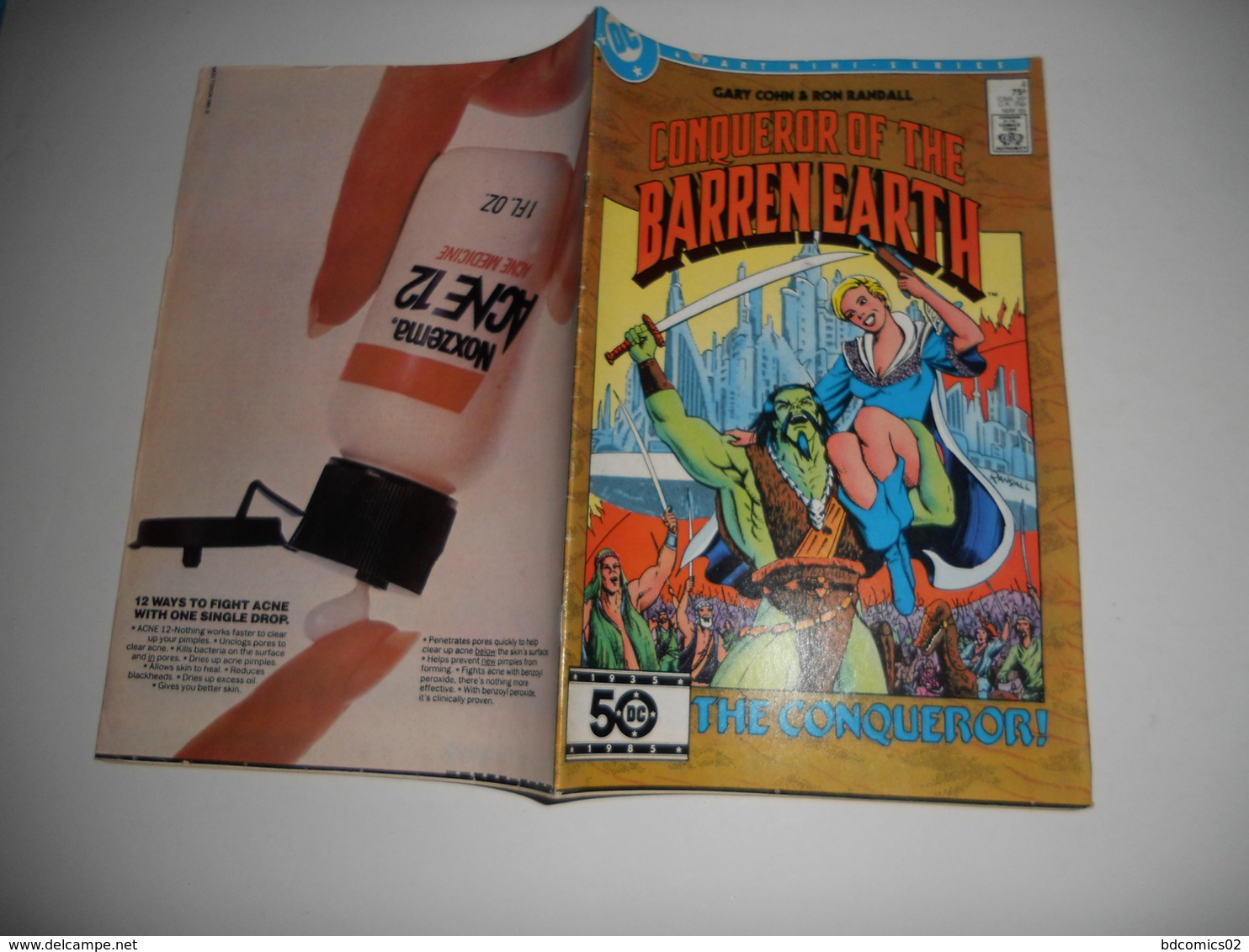 CONQUEROR OF THE BARREN EARTH N°4 DC COMICS  EN VO - Marvel