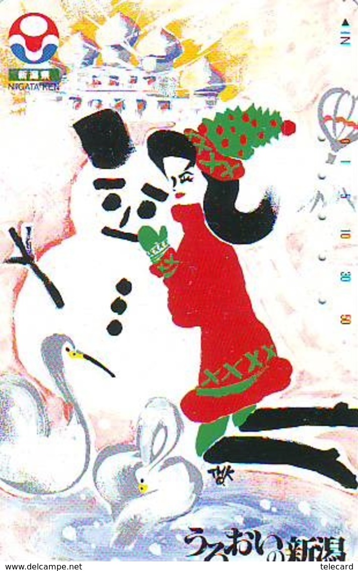 Telecarte BONHOMMES DE NEIGE (112) SNOWMEN -Snowman - Sneeuwman - BD