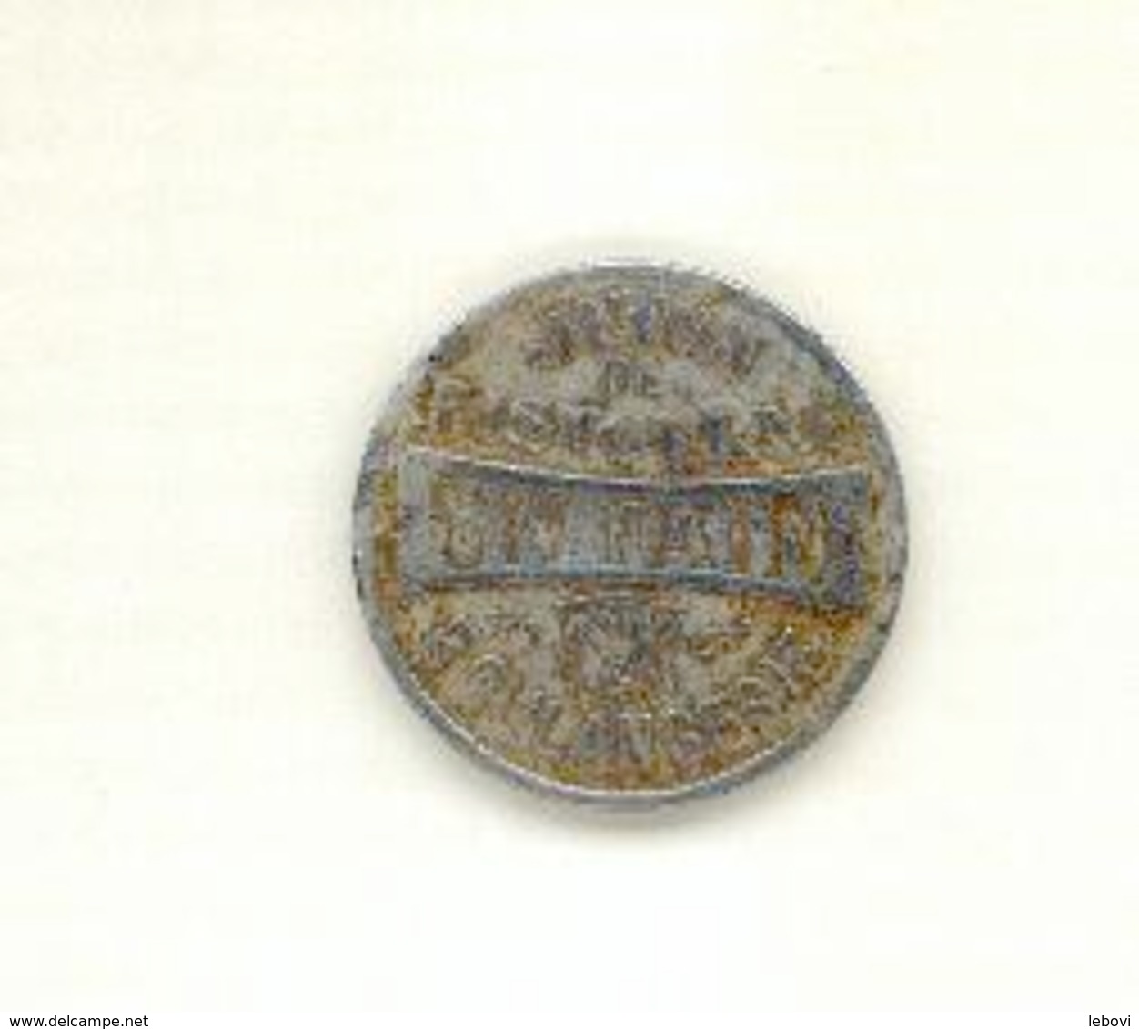 BRUXELLES  – Diamètre : +/- 20 Mm – AVERS : JETON DE RISTOURNE/UN PAIN/MP/BOULANGERIE - REVERS : -----> - Monedas / De Necesidad