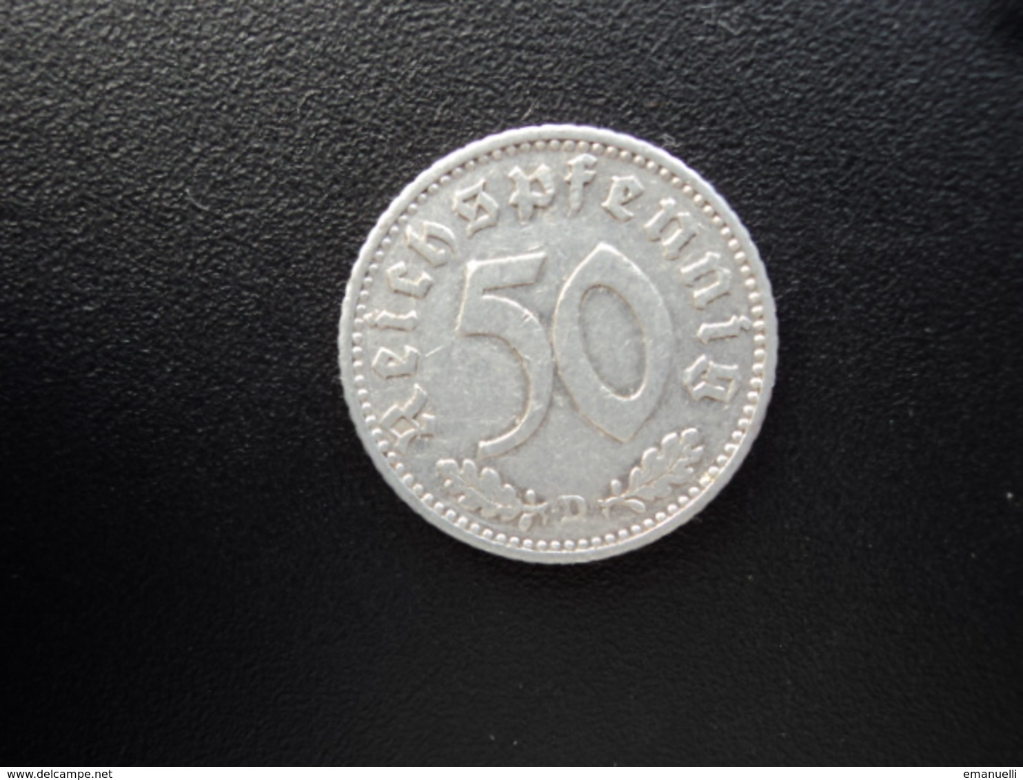 ALLEMAGNE : 50 REICHSPFENNIG   1935 D    KM 87    SUP 55 - 50 Reichspfennig