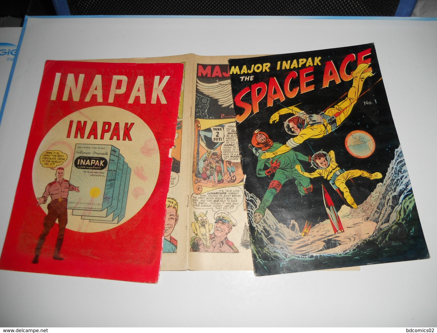 Major Inapak The Space Ace N° 1 Comic Book Free Shipping EN V 0 - Marvel