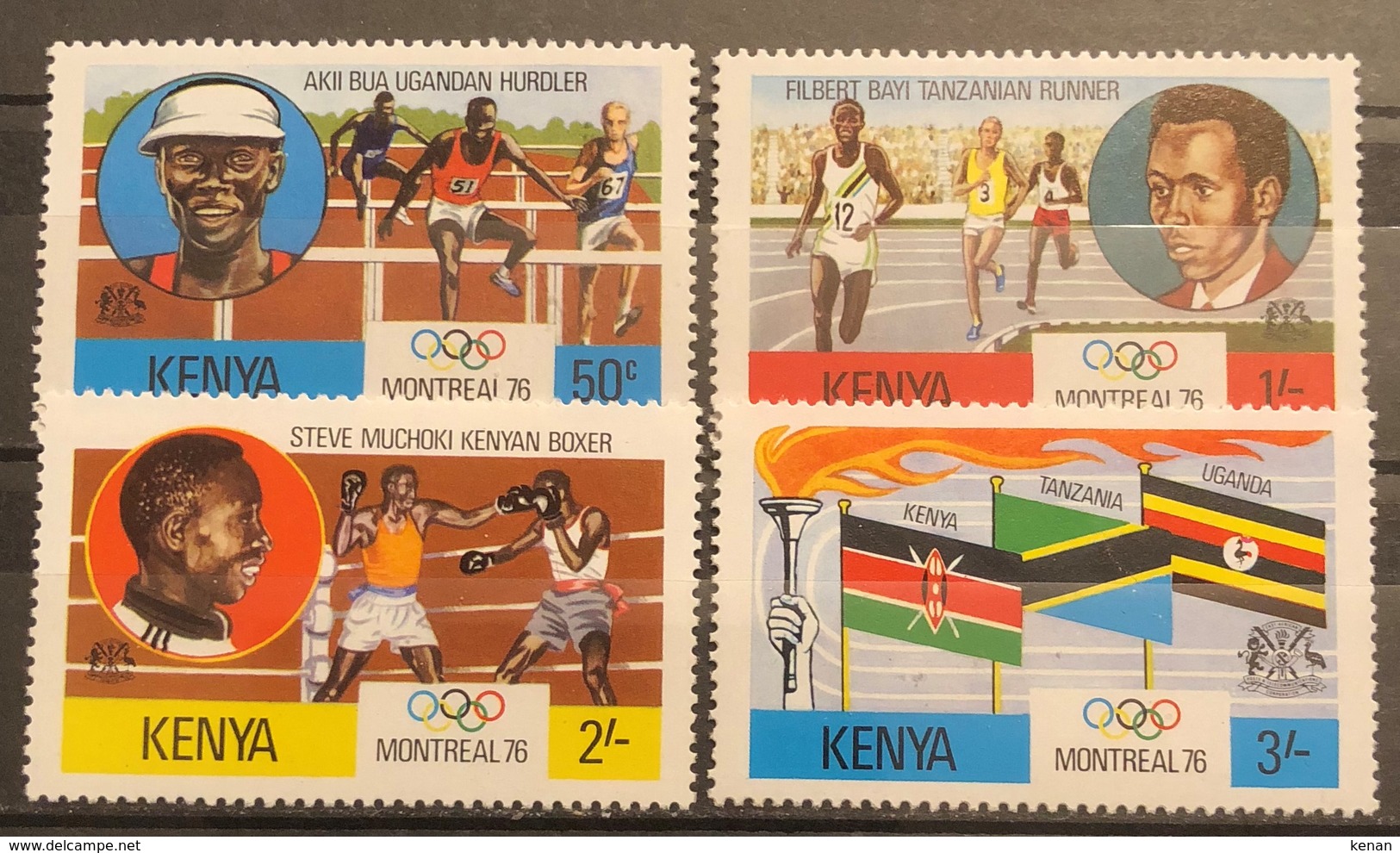 Kenya, 1976, Mi: 917/20 (MNH) - Zomer 1976: Montreal