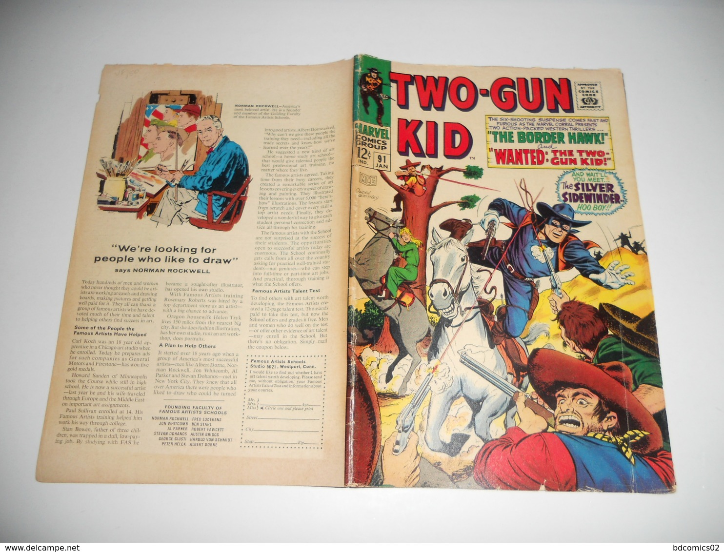 Two Gun Kid Marvel Comics Group N°91 En V O - Marvel