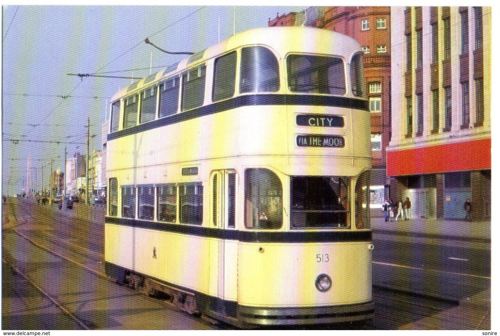 SHEFFIELD ROBERTS-BODIED TRAM 513 - NVG FG - F669 - Strassenbahnen