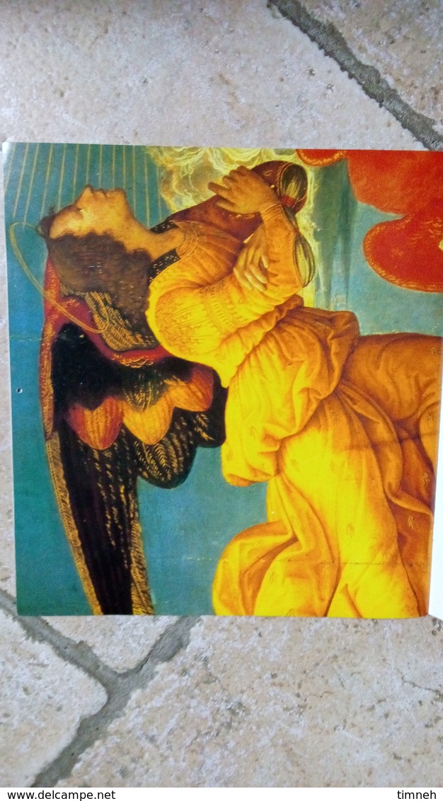GRAND CALENDRIER1998 - LES ANGES ( tableau art peinture ) - USA 30cmx28cm - SUR PAPIER RECYCLABLE