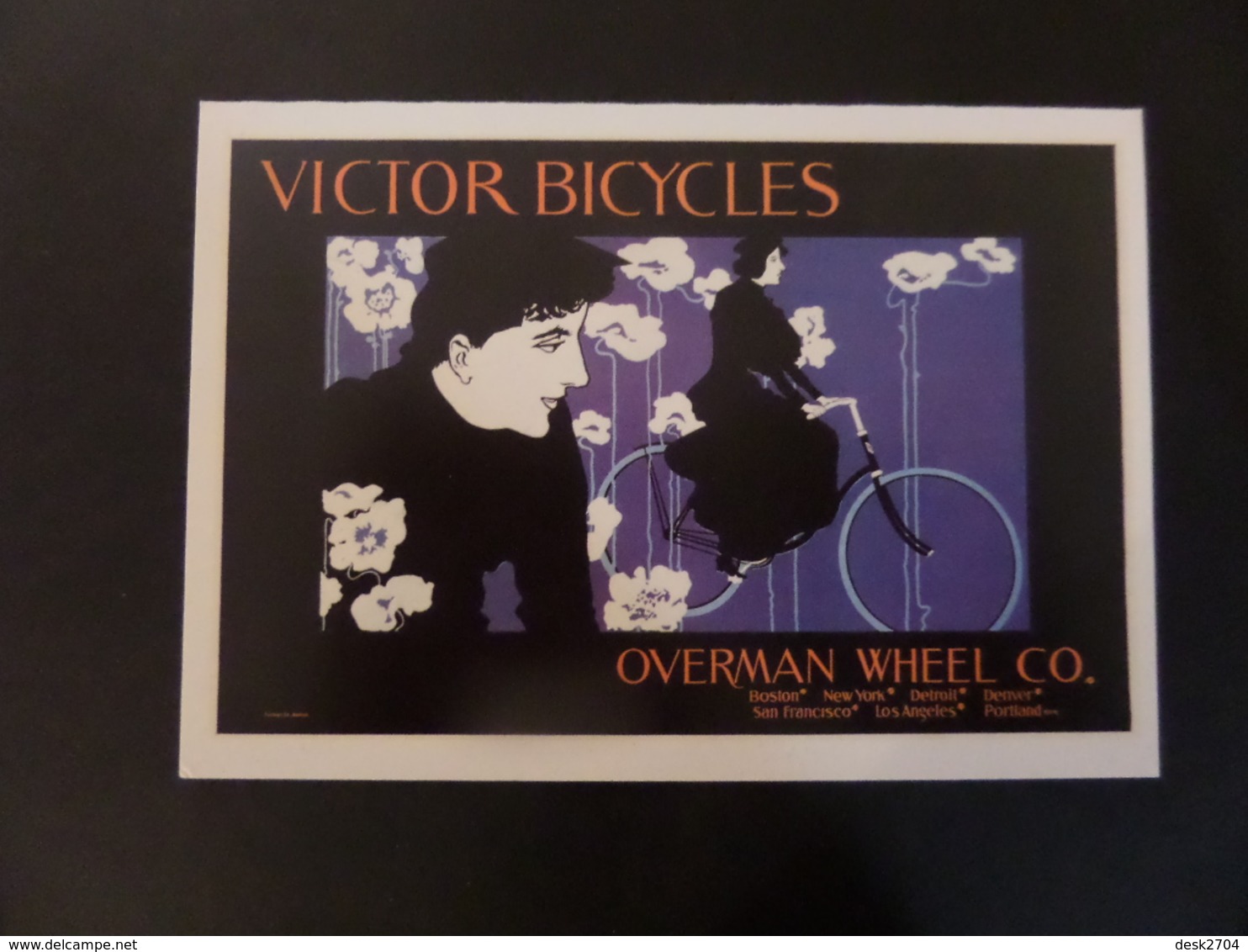 Victor Bicycles, Bicyclettes Américaines, Will Bradley : Affichiste, Graphiste Et Typographe Américain - Autres & Non Classés