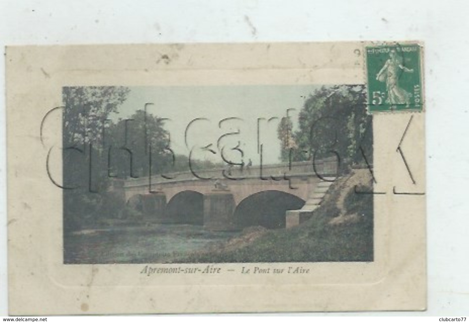 Apremont (08) : Le Pont Sur L'Aire  En 1910 (animé) PF. - Sonstige & Ohne Zuordnung