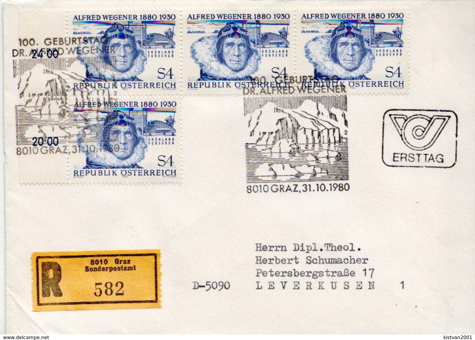 Postal History Cover: Austria R Cover - Other & Unclassified