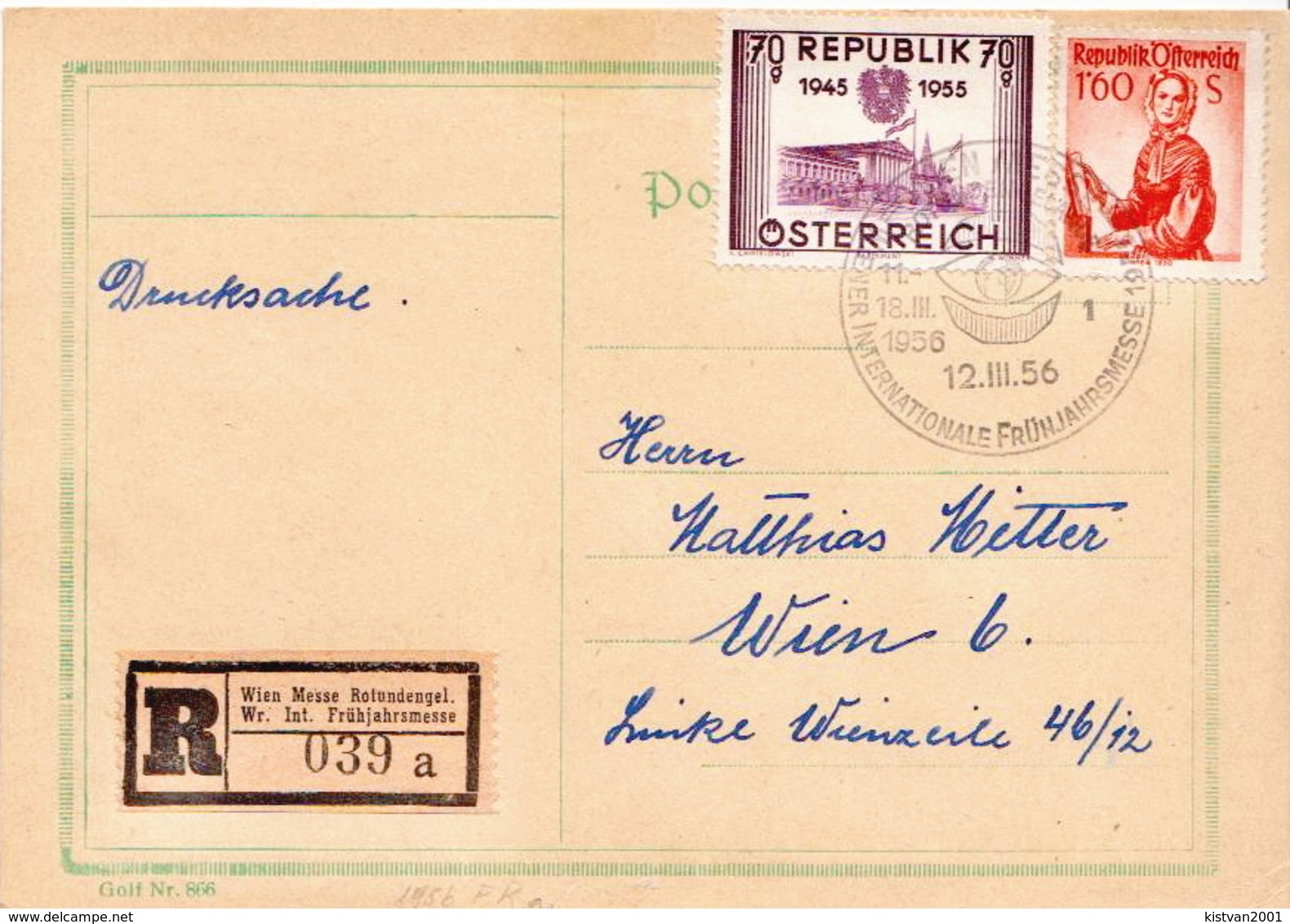 Postal History Cover: Austria R Postcard - Covers & Documents