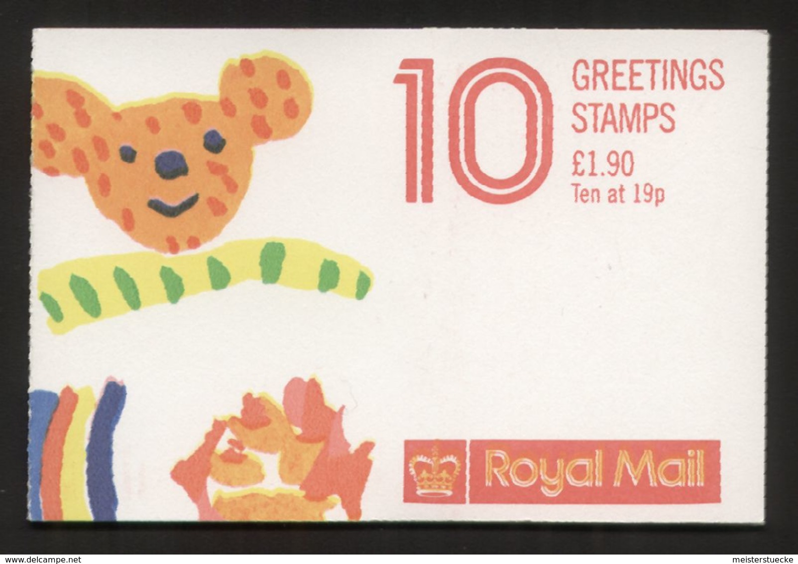GB Markenheftchen (MH 84) / Booklet - 1989 - ** / Postfrisch / Mint - 10 X 19p Greetings Stamps - Carnets