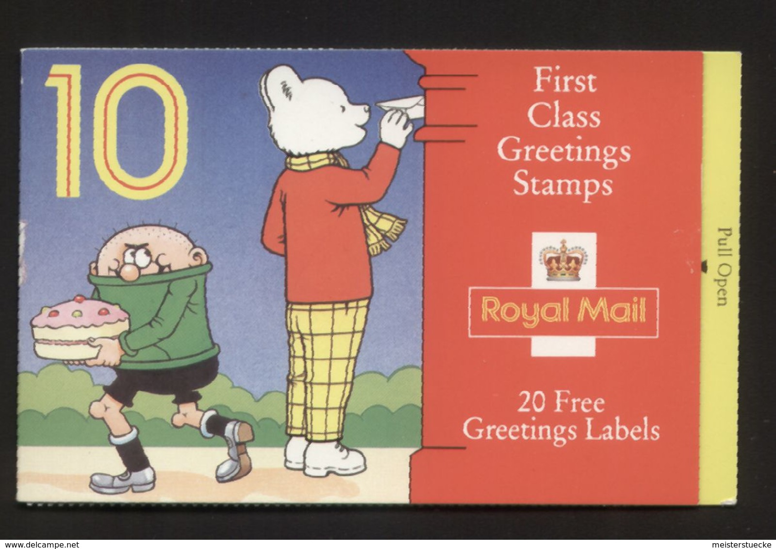 GB Markenheftchen (MH 101) / Booklet - 1993 - ** / Postfrisch / Mint - 10 First Class Greetings Stamps - Carnets