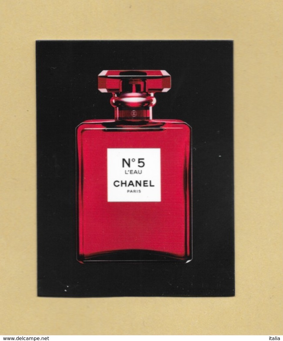 Carte Parfumée Avec Patch Perfume Card N°5 * CHANEL * XMAS NOEL 2018 * R/V - Modernes (à Partir De 1961)