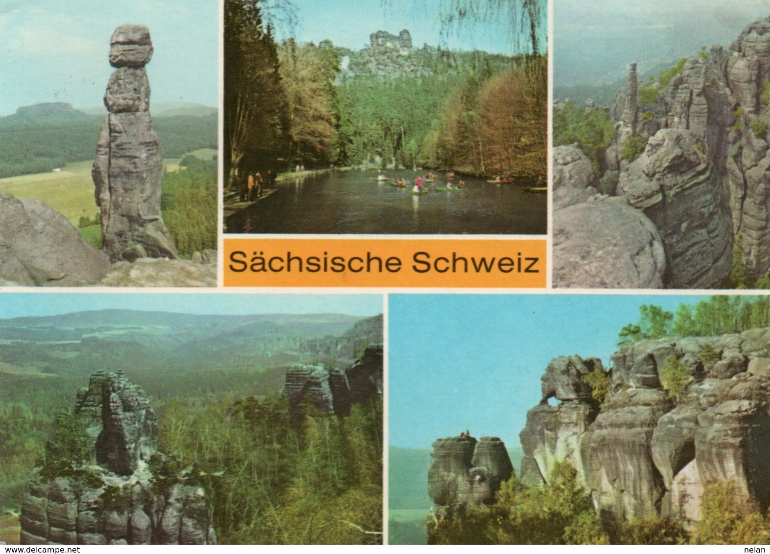 SACHSISCHE SCHWEIZ-BARBARINE- VIAGGIATA - Bastei (sächs. Schweiz)