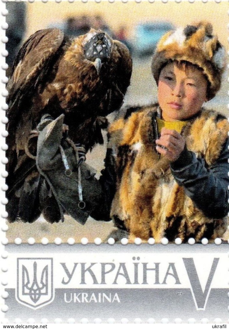 Ukraine 2017, Fauna, Falconry, 1v - Ucraina