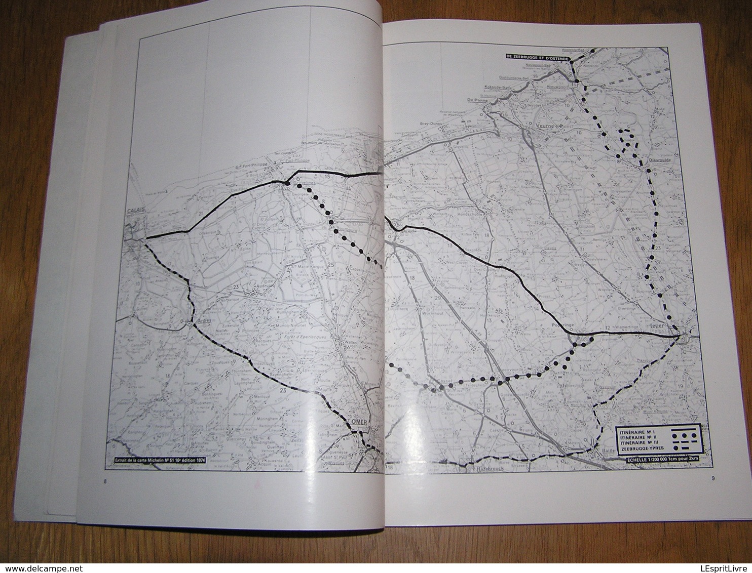 BATAILLES EXPLOITS FAITS D'ARMES Guide des Champs de Batailles Guerre 14 18 Ypres Mons Le Cateau Arras Verdun Zeebrugge