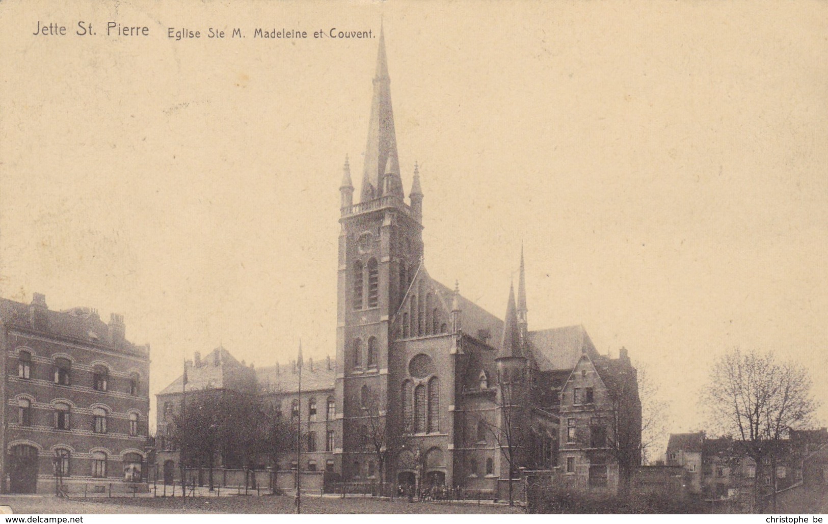 Jette St Pierre, Eglise Ste M Madeleine Et Couvent (pk51958) - Jette