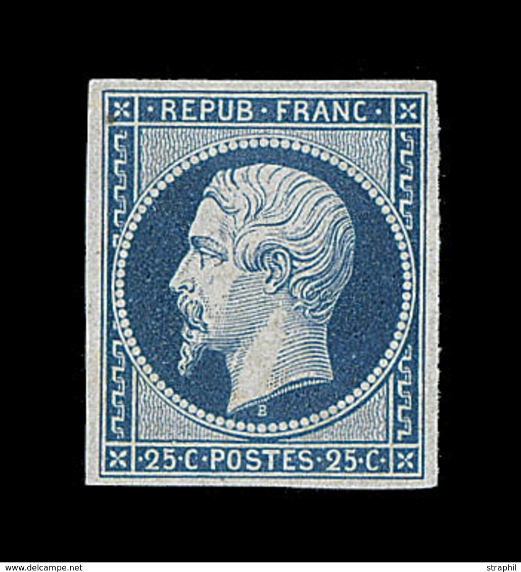 (*) EMISSION PRESIDENCE - (*) - Mau N°10d - Bleu S/verdâtre - TB - 1852 Louis-Napoléon