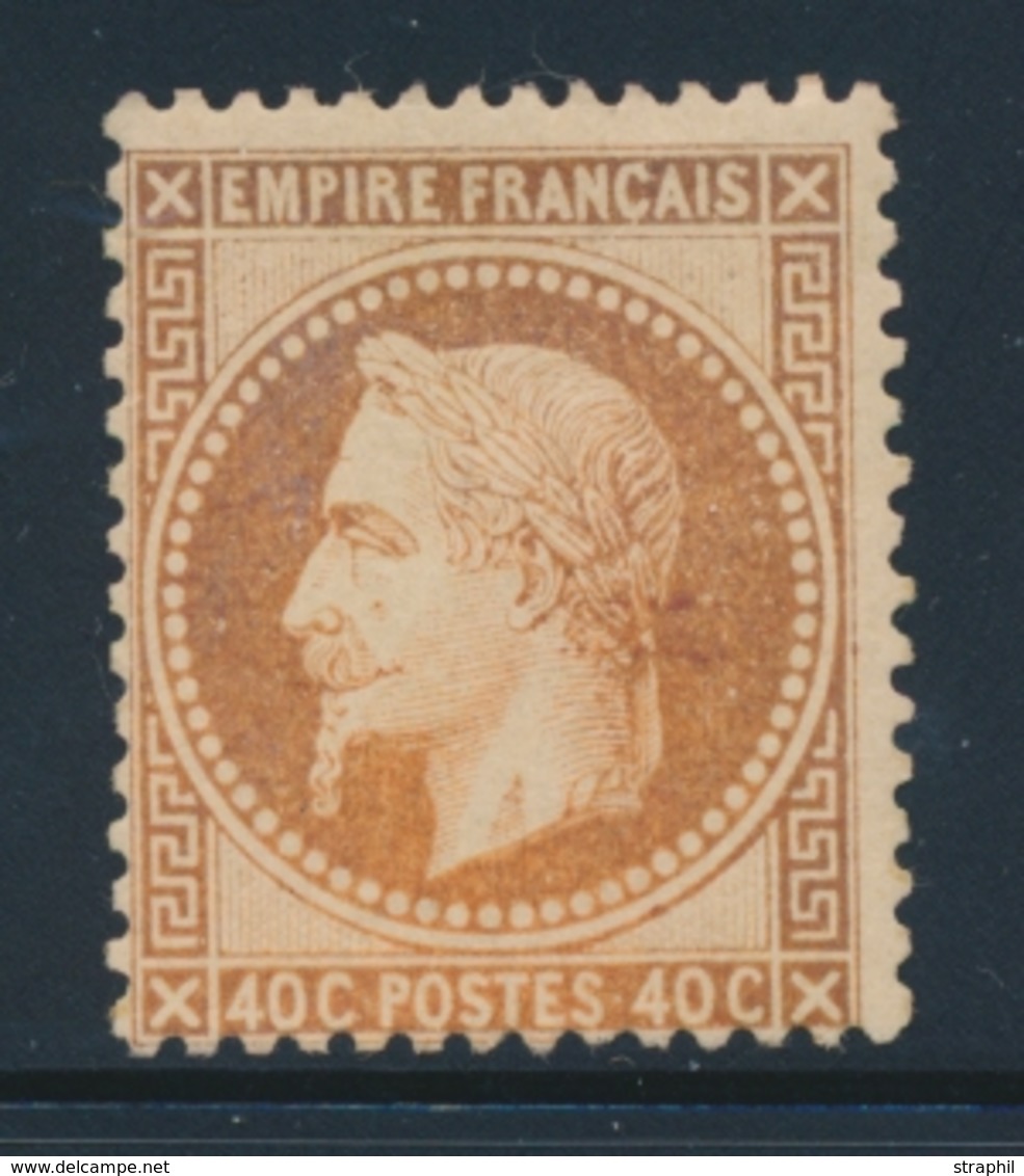 * NAPOLEON LAURE - * - N°31 - 40c Orange - Couleur Oxydée - Signé Calves -  TB - 1863-1870 Napoléon III. Laure