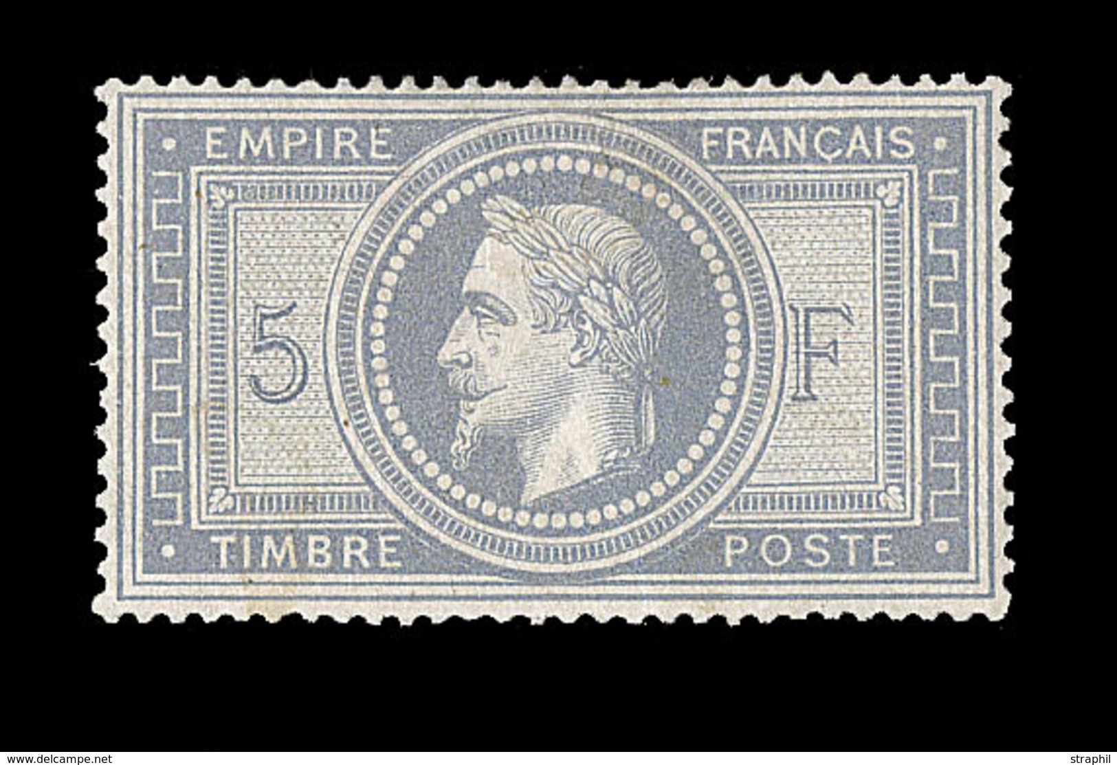 * NAPOLEON LAURE - * - N°33 - 5F Empire - Fraîcheur Postale - Plusieurs Signatures - TB - 1863-1870 Napoléon III. Laure