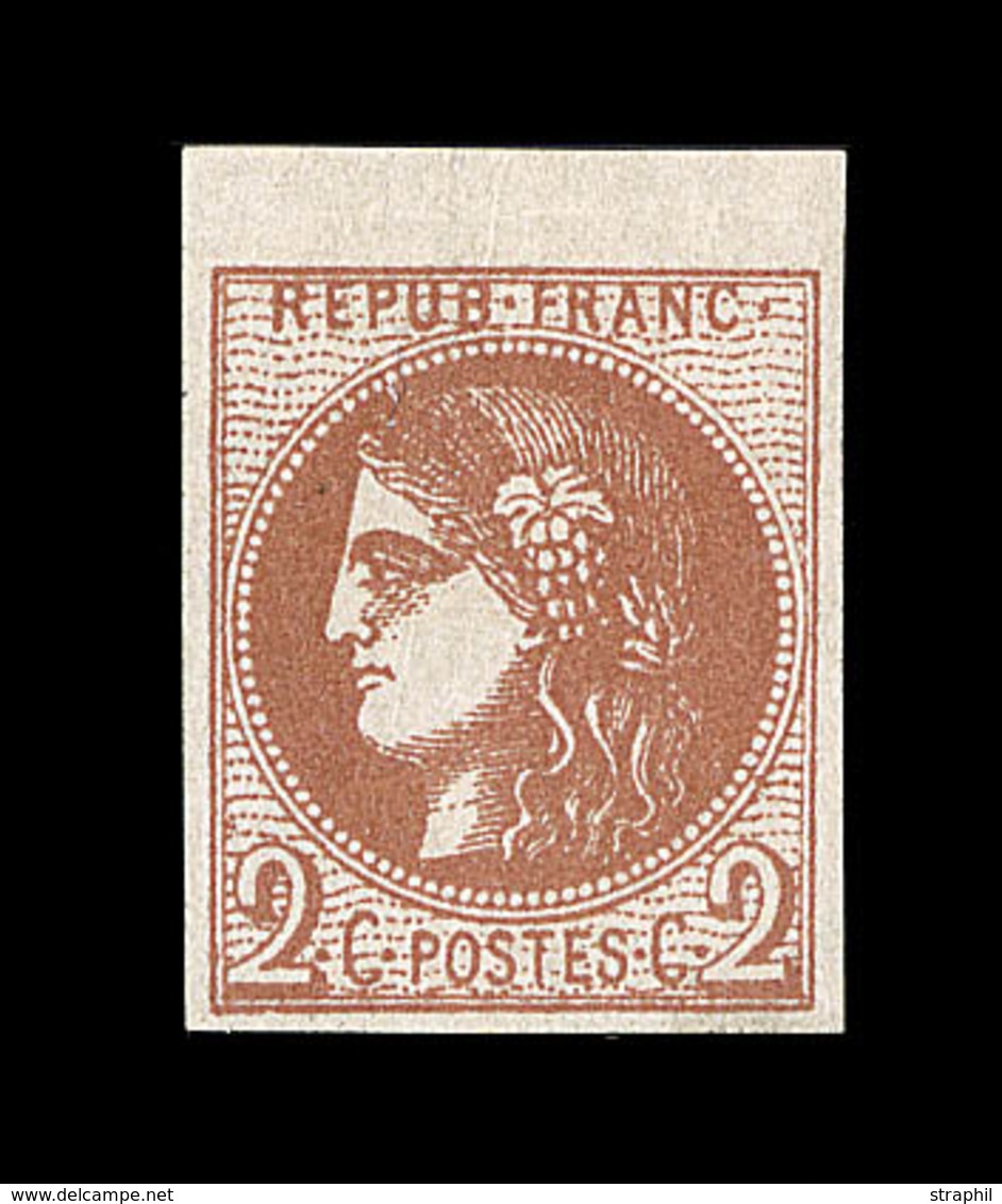 * EMISSION DE BORDEAUX  - * - N°40B - BDF - TB - 1870 Ausgabe Bordeaux