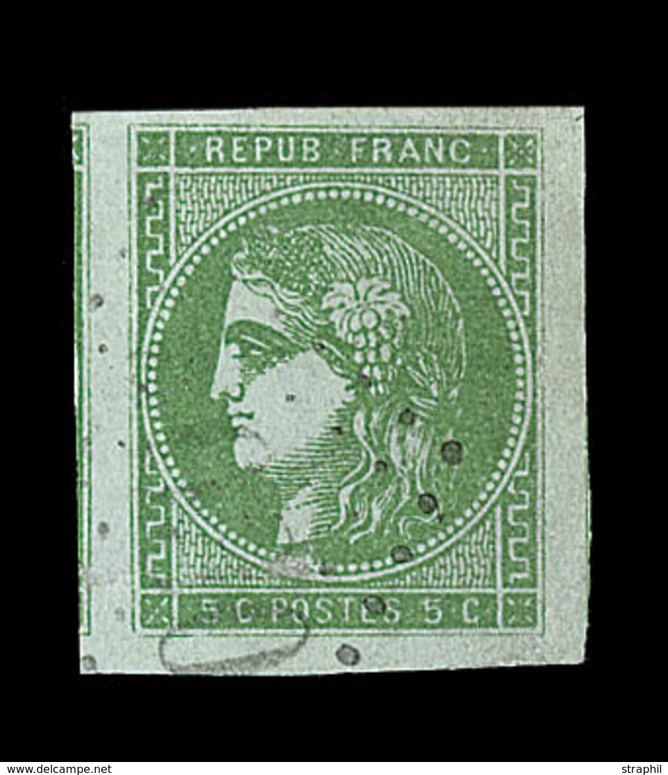 O EMISSION DE BORDEAUX  - O - N°42B - Marges Superbes - Obl. GC - Luxe - 1870 Ausgabe Bordeaux