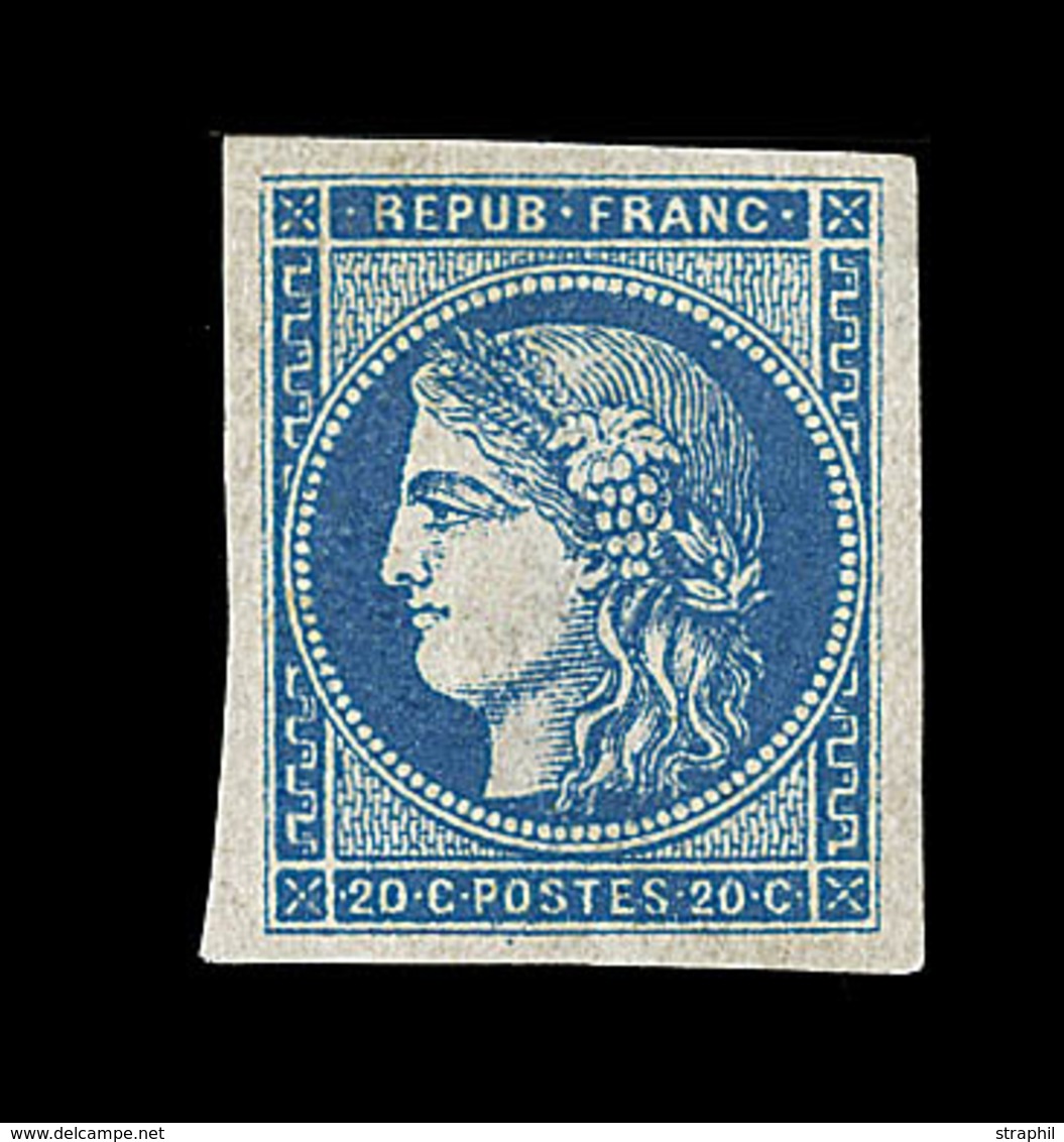 * EMISSION DE BORDEAUX  - * - N°45A - Erport 1 - Belles Marges - Signé Calves - Clair - 1870 Ausgabe Bordeaux