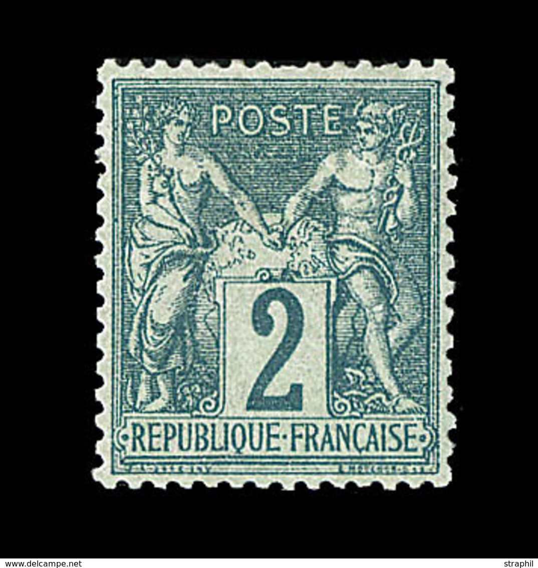 * TYPE SAGE - * - N°62 - 2c Vert - TB Centrage - Charn. Propre - TB - Cartes Postales Types Et TSC (avant 1995)