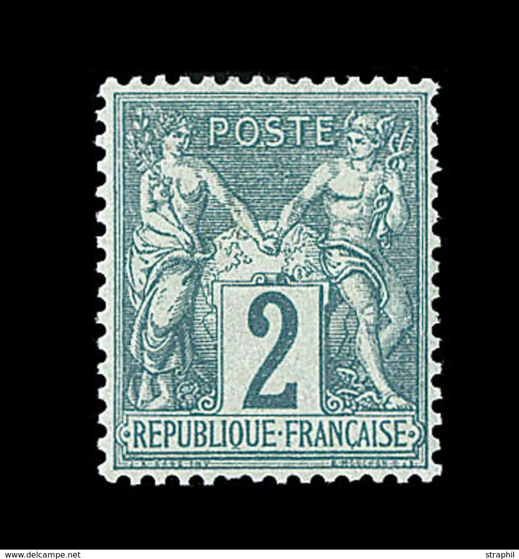 * TYPE SAGE - * - N°62 - 2c Vert - TB Centrage - Charn. Propre - TB - Cartes Postales Types Et TSC (avant 1995)