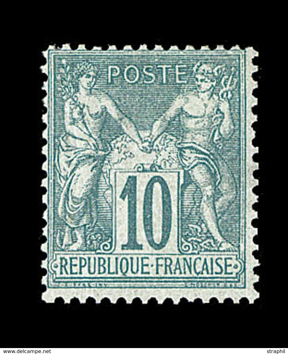 * TYPE SAGE - * - N°65 - 10c Vert - TB - Cartes Postales Types Et TSC (avant 1995)