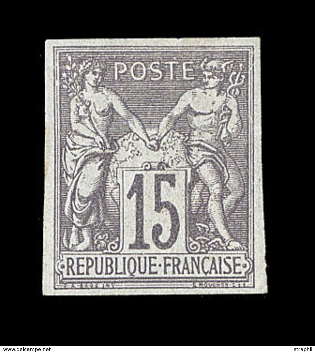 * TYPE SAGE - * - N°66 - 15c Gris - ND - TB - Cartes Postales Types Et TSC (avant 1995)