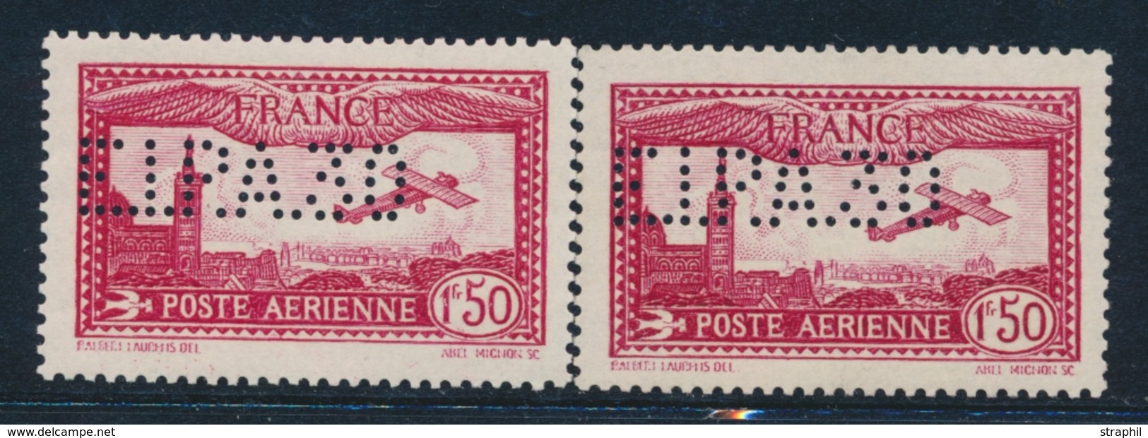 ** POSTE AERIENNE - ** - N°6d - EIPA 30 Carmin - Signé -   TB - 1927-1959 Ungebraucht