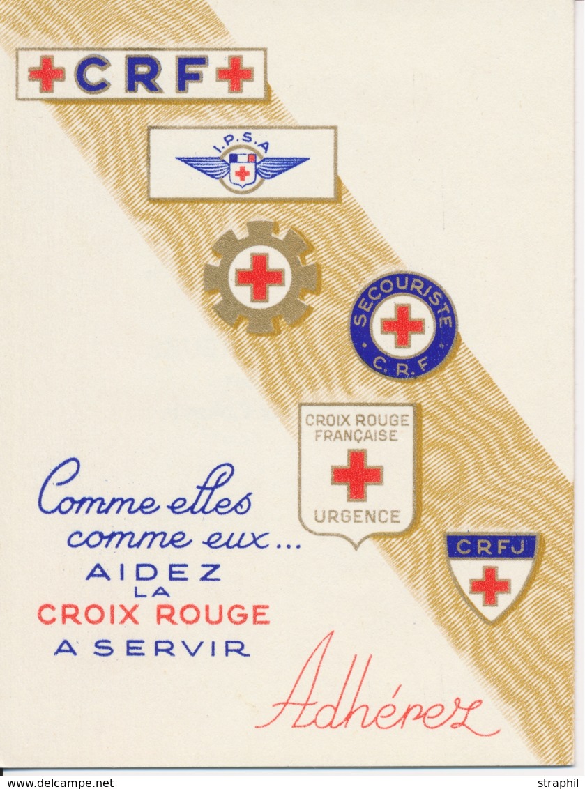** CARNETS CROIX-ROUGE - ** - N°2003 - Année 1954 - TB - Rotes Kreuz