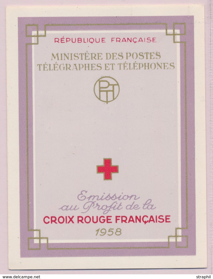 ** CARNETS CROIX-ROUGE - ** - N°2007 - Année 1958 - TB - Rotes Kreuz