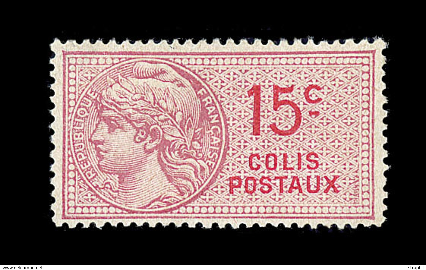 * COLIS POSTAUX - * - N°33b - 15c - Valeur En Rouge - Signé Diena -TB - Ungebraucht