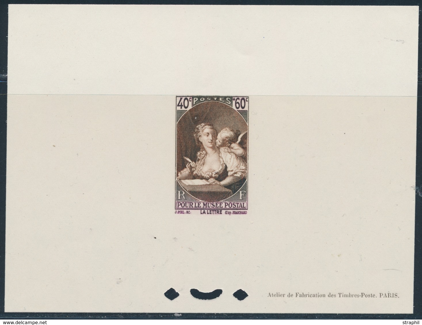 (*) EPREUVE DE LUXE  - (*) - N°446 - Musée Postale - TB - Luxury Proofs