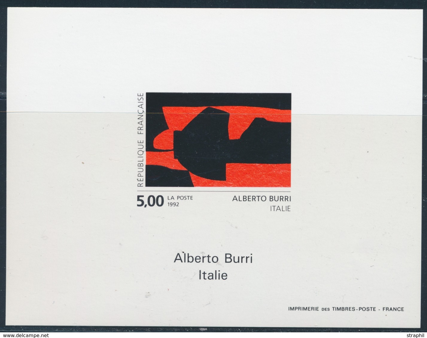 (*) EPREUVE DE LUXE  - (*) - N°2780 - Alberto BURRI - TB - Luxusentwürfe