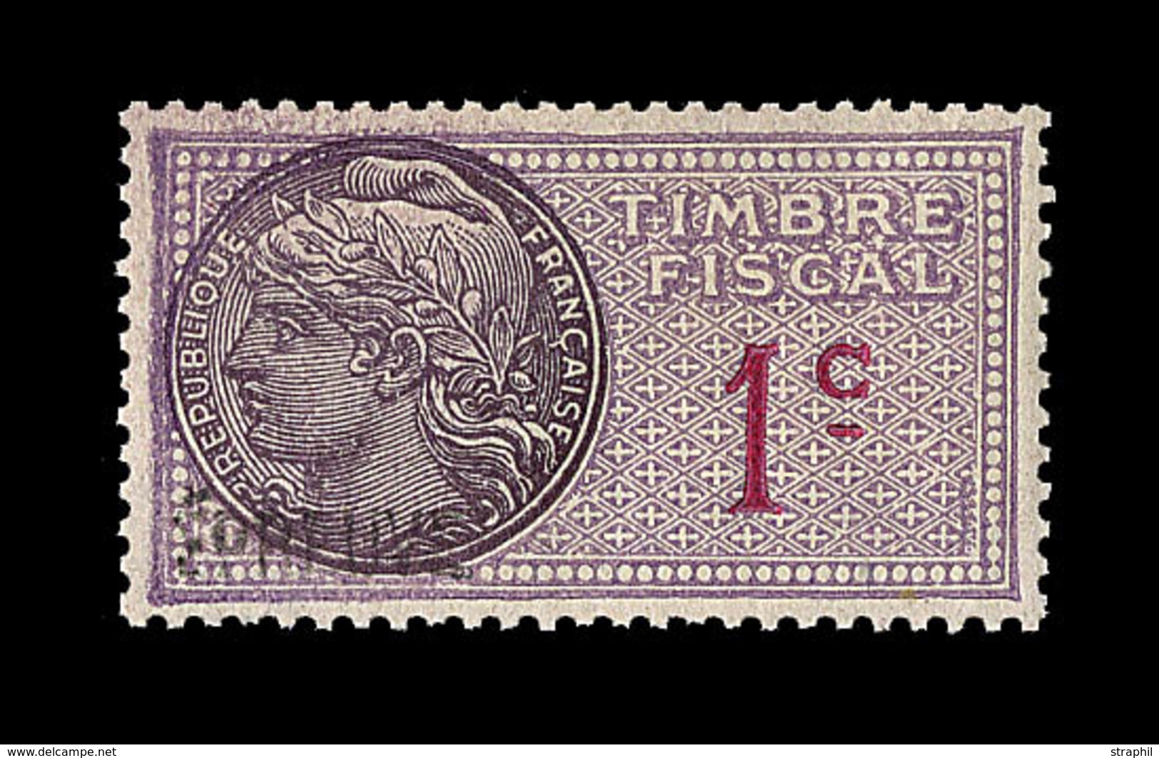 * TIMBRES FISCAUX - * - N°53 - 1c - TB - Autres & Non Classés