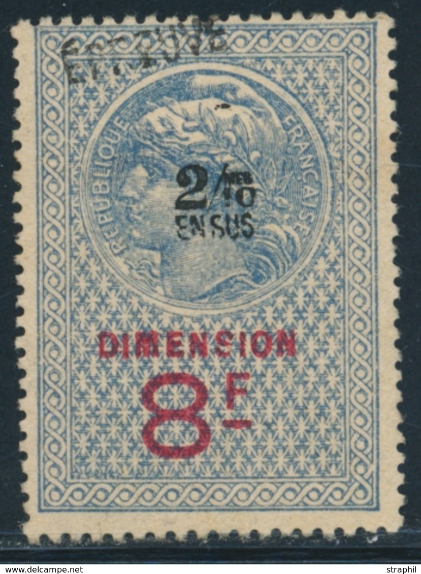 * TIMBRES FISCAUX - DIMENSION - * - N°286 - Surch. Epreuve - TB - Autres & Non Classés